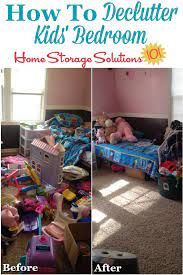 It's usually stuff that came in from other rooms and hasn't been put away just yet, which should make today's timed task a simple one. How To Get Rid Of Kids Bedroom Clutter