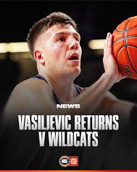 Adelaide 36ers star Dejan Vasiljevic will return from injury in Saturday  night's clash with the Perth Wildcats. Read more: https://bit.ly/4gvYxwx