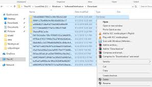 Clean the windows update temporary cache folder Solved Feature Update To Windows 10 Version 20h2 Failed To Install