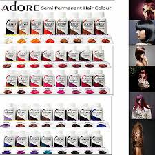 This permanent vegan hair dye provides vibrant color without. Adore Semi Permanent Hair Dye Colour Ammonia Peroxide Alcohol Free 118 Ml Ebay