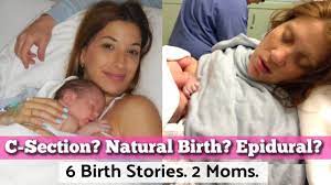 C Section Vs Natural Birth Our 6 Birth Stories The Good Bad Ugly Youtube