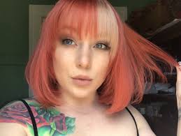 Beauty By Bumblebee Color Block Hair Short Red Hair Hair Inspo Color