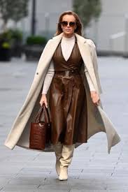 Inspire yourself from amanda holden latest fashion and style trends, including amanda holden wearing leather pants, leather dress, leather skirt, leather jacket and more. Amanda Holden Leather Style Trends Leather Celebrities