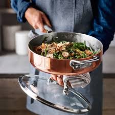 Williams Sonoma Professional Copper Saute Pan Williams Sonoma