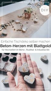 Diy Beton Herzen Als Tischdeko Zur Hochzeit Selber Machen Raumteiler Wohnzimmer Trennwand Kamin S Tischdeko Selber Machen Selbermachen Beton Selber Machen