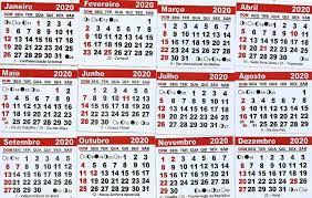 Todos los feriados y días no laborables que habrá en 2020. Calendario De 2020 Tera Seis Feriados Prolongados Jornal Pequeno