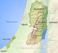 The palestinian territories (west bank and gaza strip) in the east and west. Palestine Maps By Freeworldmaps Net