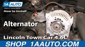 Select style lincoln town car. How To Replace Alternator 98 02 Lincoln Town Car Youtube