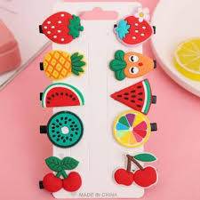 The hair designer clip are used for securing or adorning hair, depending on the users' preferences. Rosastella 10 Pcs Fruits Strawberry Cherry Multi Design Hair Clips Set Baby Hairpin For Kids Girls Toddler Barrettes Hair Accessories Hair Clip Price In India Buy Rosastella 10 Pcs Fruits Strawberry