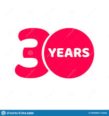 Schablonen und vorlagen zum ausdrucken. 30 Jahre Jubilaum Logo Vorlage Isoliert Rote Nummer 30 Mit Text Icon Label 30 Jahre Geburtstagszeichen Oder Symbol Vektor Abbildung Illustration Von Dichtung Einladen 166928865
