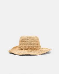 Print Swimsuit With Bow Beachwear Swimwear Woman Zara United States Raffia Hat Zara Retro Hats