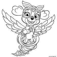 Cartoon video paw patrol episode 124 online for free in hd. Ausmalbilder Mighty Pups Paw Patrol Mighty Pups Chase Coloring Pages Printable Skye Zeigt Dem Chase Wie Man Fliegt