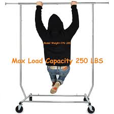 We did not find results for: 250 Lbs Heavy Duty Clothing Garment Rack Commercial Rolling Clothes Rack On Wheels Adjustable Collapsible Chrome Finish Walmart Com Walmart Com