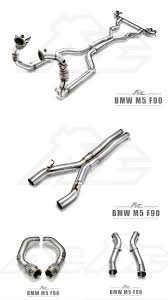 Sale *new* 2020+ f95 x5m, f96 x6m downpipes. Add That Extra Sounding Punch With Full Bmw M5 F90 Fi Exhaust System Upgrade The Quad Tips In Titanium Blue Diamond Black Bmw M5 Bmw M5 F90 Titanium Blue