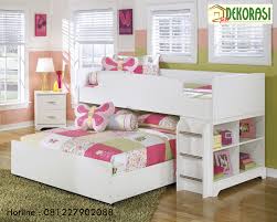 Keterangan tentang produk terbaru tempat tidur anak adalah sebagai berikut : Ranjang Tingkat Anak Harga Murah Warna Putih Dekorasi Kamar Anak