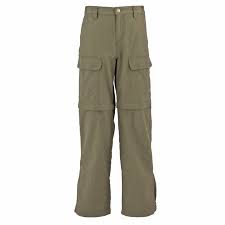 White Sierra Youth Trail Convertible Pants