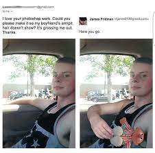 Photoshop expert james fridman is known for taking requests to fix the images of people from all over the world. 23 Of The Best Photoshop Trolls Funny Gallery