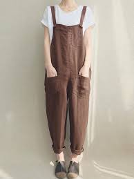 Only Us 25 64 Shop Women Strappy Sleeveless Cotton Loose Jumpsuit At Banggood Com Buy Fashion Jumpsu Cotton Jumpsuit Long Jumpsuit Casual Jumpsuits For Women