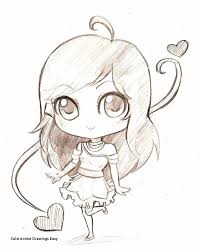 See more ideas about drawings, anime drawings, cute drawings. Drawing Easy Anime Cute Easy Drawings Of People
