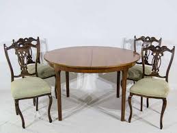 Shop for dining room furniture at appliancesconnection.com. Lot A Round Extendable Dining Table Plus 4 Dining Chairs 74 X 123 Diameter 88 X 45 X 40