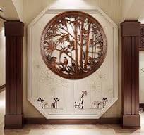 Amazon.com: Wood Wall Art Sculpture, Round Woodcarving Wall ...