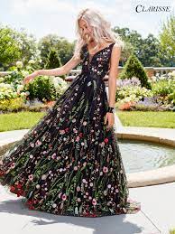 These are the latest floral embroidered dresses collection. Black Floral Embroidered Prom Dress 3565 Prom Dresses Lace Floral Prom Dresses Prom Dresses Long Lace