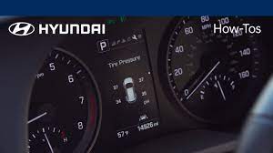 How To Use The Tire Pressure Monitoring System Feature Hyundai Youtube