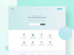 Cente Customer Support Page Full Preview Hello Word User Flow Web Design