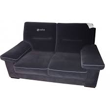 Tres Beau Canape Fixe Anthracite 2 Places Modele Corrida Confortable