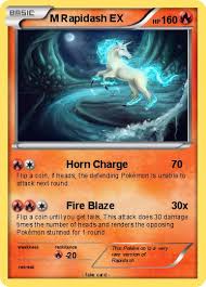 Rapidash has been featured on 21 different cards since it debuted in the jungle expansion of the pokémon trading card game. Pokemon M Rapidash Ex 3