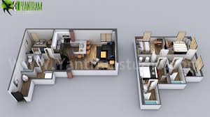 Open floor plan homes are designed for active families. Artstation 3d Home Floor Plan Designs By Yantram Floor Plan Designer Washington Usa Yantram Architectural Design Studio