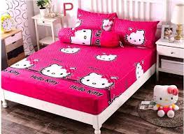 Последние твиты от hello kitty (@hellokitty). Hello Kitty Fitted Bedsheet Set Cartoon Queen Lazada Singapore