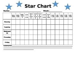 behavior star chart