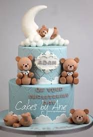 Teddy Bear Christening Cake Bear Baby Shower Cake Christening Cake Boy Teddy Bear Birthday Cake