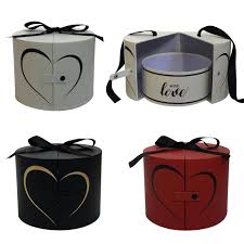 Check out our round jewelry box selection for the very best in unique or custom, handmade pieces from our jewelry boxes shops. Two Pieces Half Tubes Tuck Open Gift Boxes Custom Logo Printed And Custom Box Size Magnetic And Ribbon Clo Diy Gift Box Jewelry Box Design Gift Box Packaging