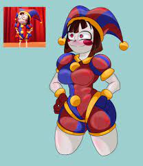 2023 2d 2d (artwork) 2d artwork artist request blush brown hair female  glitch productions gloves gooseworx jester jester cap jester costume jester  girl jester hat jester outfit pomni pomni (the amazing digital circus)  short hair small breasts the ... - Rule 34