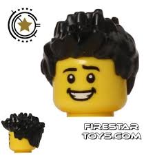 While the spiky hair movement did reach the high point of its popularity during the time when the fresh prince. Lego Black Spiked Hair For Mini Figure