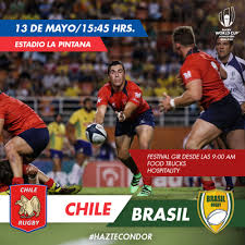 Miércoles 9 de junio con transmisión online. Entradas Para Chile Vs Brasil Rugby World Cup Japan 2019 Qualifier Ticketplus