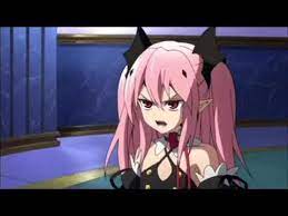 انترو انمي شعر وردي وعيون حمر krul edit youtube anime seraphim owari no seraph