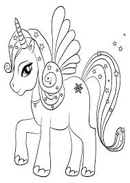 Dibujos Para Colorear De Unicornios Para Niñas