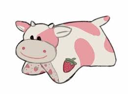 Made from pink cotton, the triangular slice is stuffed, and then decorated with 'sprinkles' and 'frosting' for an authentic look. Strawberry Pillow Pet Cow Discounts Off 74