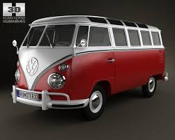 Volkswagen Transporter T1 1950 3d Model Volkswagen Transporter Volkswagen Volkswagen Van