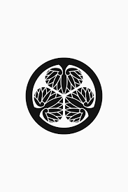 Tokugawa Clan Black Mon Clan Hollyhocks Flowers Edo Period