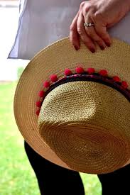 Diy kids straw hat painting design (ribbon colors as below * ). Pimp Your Straw Hat Easy Diy Just For You A Zesty Life