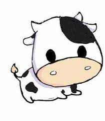 White cow, holstein friesian cattle cartoon drawing illustration, dairy cow, animals, head png. Cow By Neko Kuma On Deviantart Cow Cartoon Drawing Cute Baby Cow Animated Cow