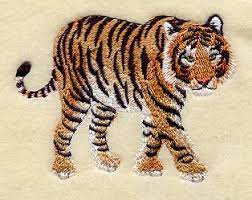 This tiger embroidery pattern, created exclusively for wwf by rabbit hat designs, is inspired by the malayan tiger. Machine Embroidery Designs At Embroidery Library Embroidery Library