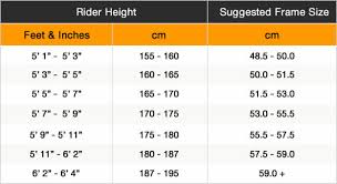 bike frame height online charts collection