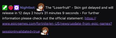 When or if it will come to the shop for the next time is unknown. Forttory Fortnite Leaks News On Twitter According To Loserfruit Her Stream The Skin Will Be Released On June 16th