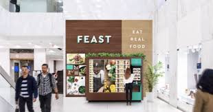 Former Food Delivery Service Feast To Bring Automated Food Kiosks To Toronto S Subway System Food Kiosk Food Vending Machines Meal Delivery Service