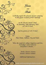 Wedding Invitation Card Format Sunshinebizsolutions Hindu Wedding Invitations Indian Wedding Invitation Wording Hindu Wedding Invitation Cards